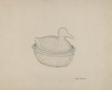 Covered Dish (Duck), c. 1938. Creator: LeRoy Griffith.