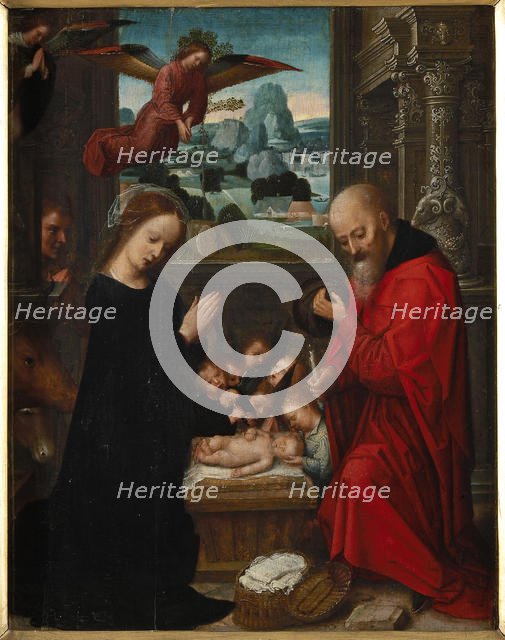 The Nativity of Christ, ca 1525-1550. Creator: Isenbrant, Adriaen (1490-1551).