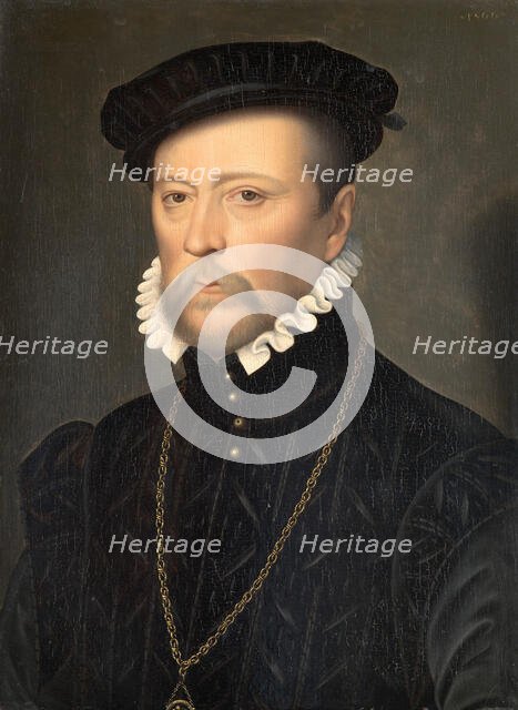 Portrait of François de Scépeaux, 1566. Creator: Francois Clouet.