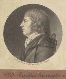 Peter Schuyler Livingston, 1797. Creator: Charles Balthazar Julien Févret de Saint-Mémin.