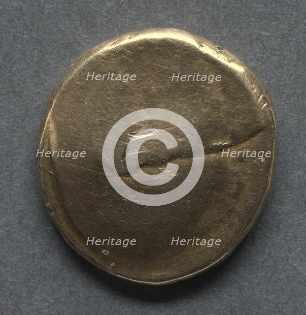 Gallo-Belgic type E (known as the Morini type) Stater (reverse), c. 57-45 B.C.. Creator: Unknown.