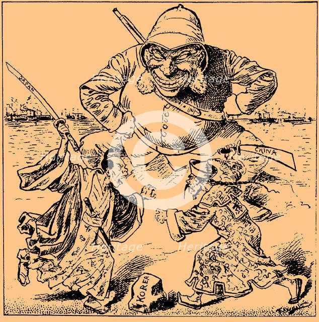 When two argue, the third is happy, 1894. Creator: Kaskeline, Friedrich (1863-1931).