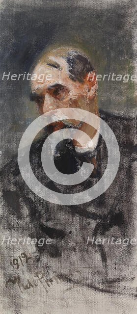 The Procurator (Portrait of P. A. Sergienko), 1912. Creator: Il'ya Repin.