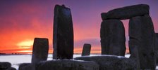 General view of the stones at sunset, Stonehenge, Wiltshire, 2008.  Artist: Historic England Staff Photographer.