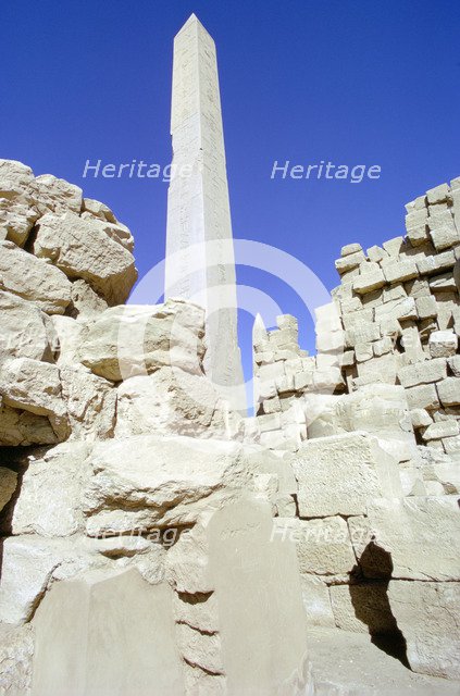 Obelisk of Hatshepsut, Karnak, Egypt.  Artist: Tony Evans