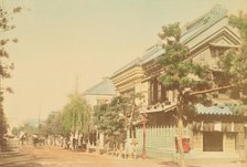 Main Street in Native Town of Yokohama, 1897. Creator: Ogawa Kazumasa.