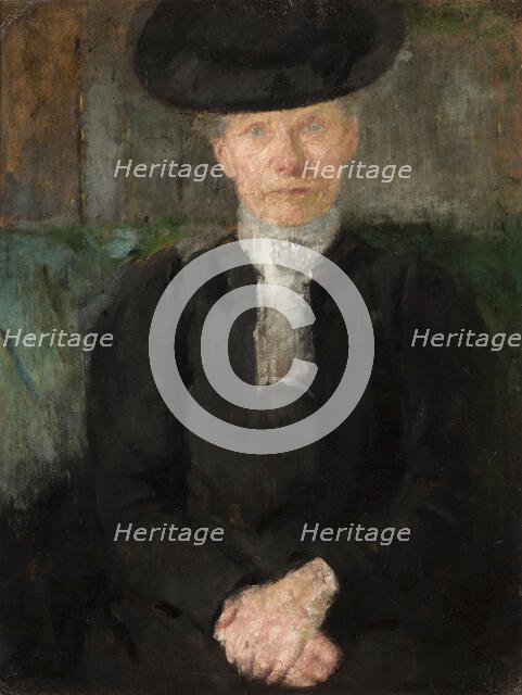 Portrait of Miss Deuringer, 1900. Creator: Olga Boznanska.