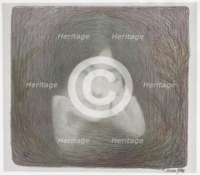 LAlbum destampes de la Galerie Vollard: Mlle. Mornéo de la Comédie-Française, 1897. Creator: Edmond François Aman-Jean (French, 1858-1936).