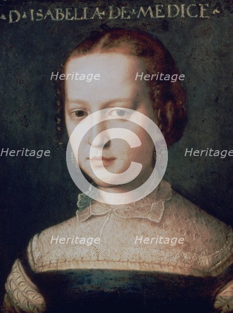 Isabella de Medici, 16th century. Artist: Agnolo Bronzino