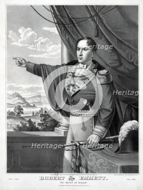 Robert Emmett, the Martyr of Ireland, c.1873. 