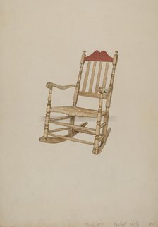 Rocking Chair, 1937. Creator: Henry Murphy.