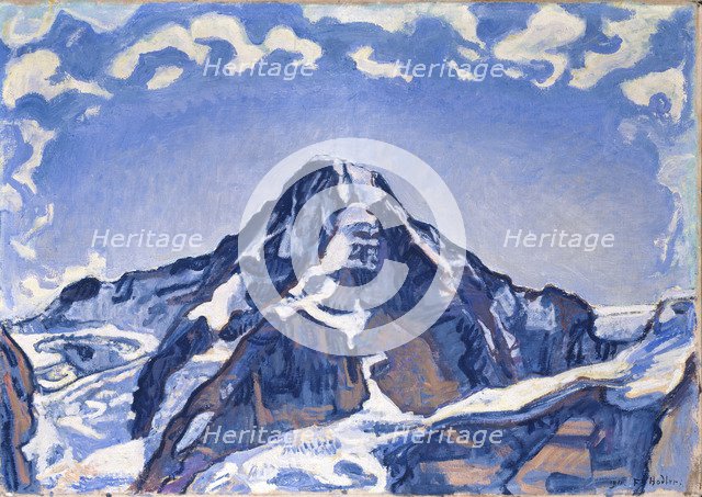 The Mönch with clouds, 1911.