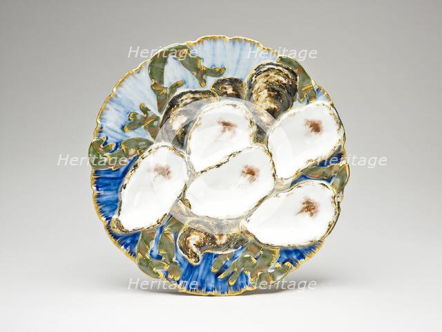 Oyster Plate, designed 1879, produced 1880/87. Creator: Haviland & Co.