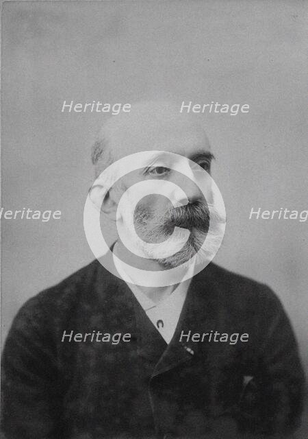 Portrait of the composer Adolphe Léopold Danhauser (1835-1896), 1890. Creator: Photo studio Paul Berger.