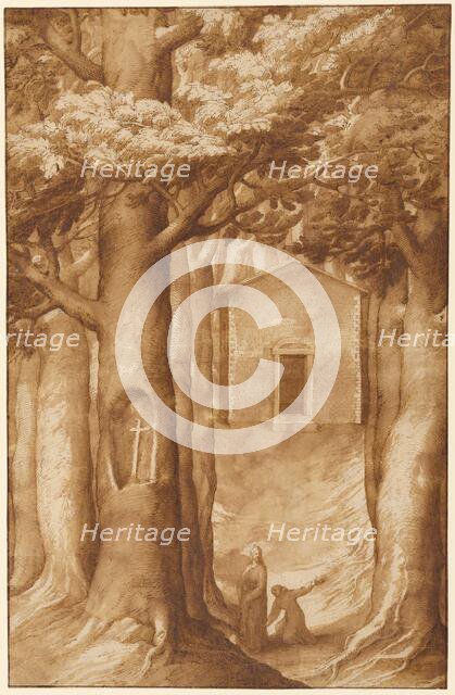 La Verna: The Chapel of the Blessed Giovanni della Verna, 1607. Creator: Jacopo Ligozzi.