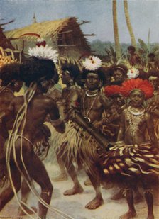 'Harvest Dance, New Guinea', 1923. Creator: Unknown.