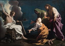 The Three Marys at the Sepulchre, c1614. Creator: Schedone (Schidone), Bartolomeo (1570-1615).