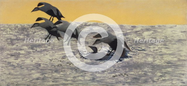 Morning Breeze. Artist: Liljefors, Bruno Andreas (1860-1939)