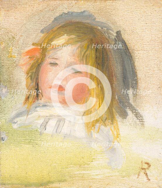 Child with Blond Hair, 1895/1900. Creator: Pierre-Auguste Renoir.