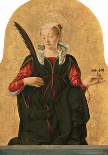 Saint Lucy, c. 1473/1474. Creator: Francesco del Cossa.