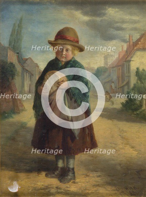 'The little messenger', 1858. Artist: William Henry Knight
