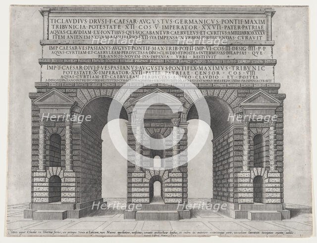 Speculum Romanae Magnificentiae: Porta Maggiore, 1549., 1549. Creator: Anon.