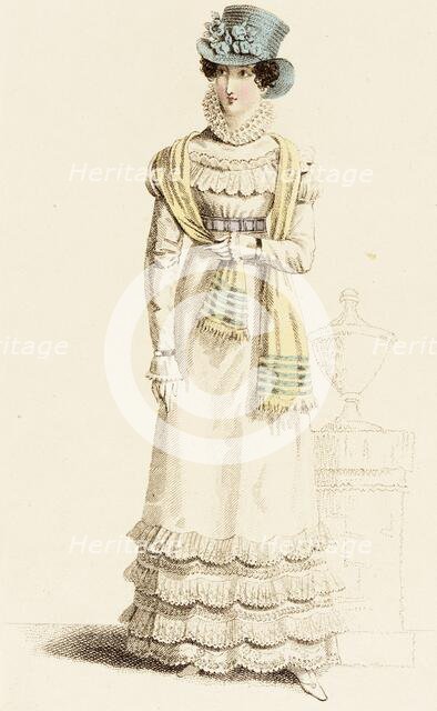 Fashion Plate (Parisian Walking Dress), c1824. Creator: Unknown.
