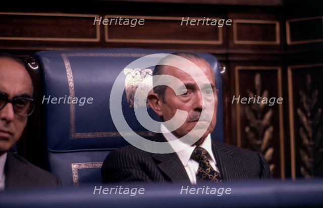 Carlos Arias Navarro (1908-1989), President of the Spanish government, photo 1975.