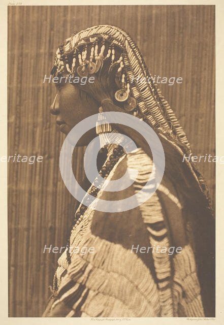 Wishham Girl, Profile, 1910. Creator: Edward Sheriff Curtis.