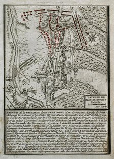 Seven Years War (1756-1763): Battle of Kunersdorf (12th August, 1759) (1765). Creator: Jean de Beaurain.