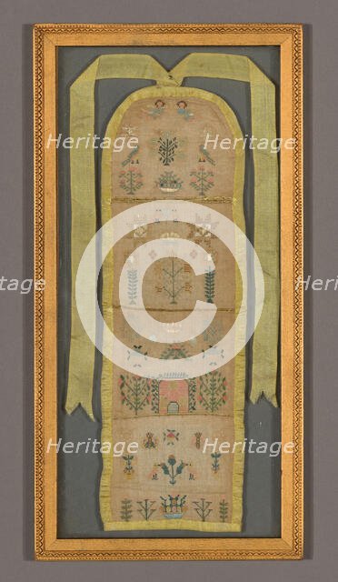 Sampler, England, 1799. Creator: Elizabeth Dudley.