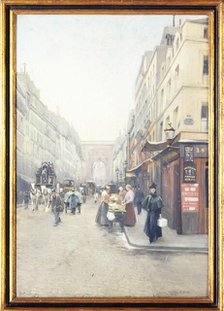 Rue du Faubourg-Saint-Denis, c1898. Creator: Emile Cambiaggio.