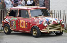 1966 Austin Mini Cooper S owned by Beatle George Harrison Artist: Unknown.