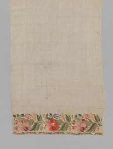 Towel or Napkin, Turkey, 1875/1900. Creator: Unknown.