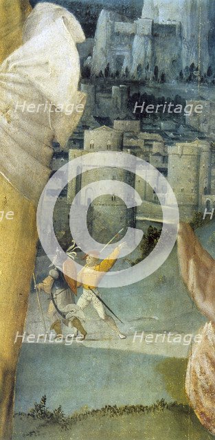 Detail from the altarpiece of St Anthony, 16th century. Artist: Anon