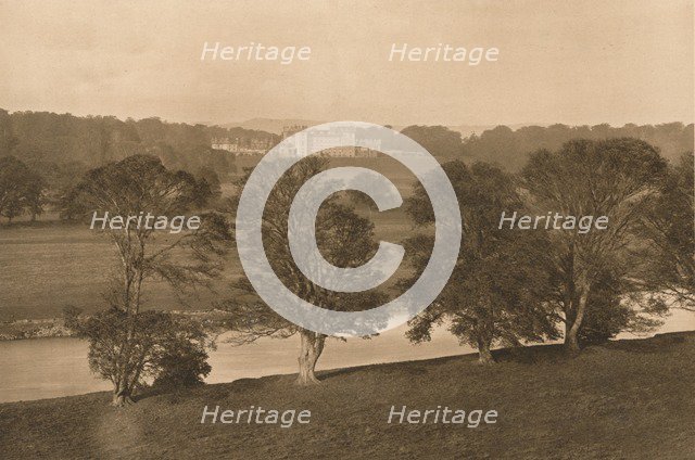 'Floors Castle, from the Soth Bank of the Tweed', 1902. Artist: Unknown.