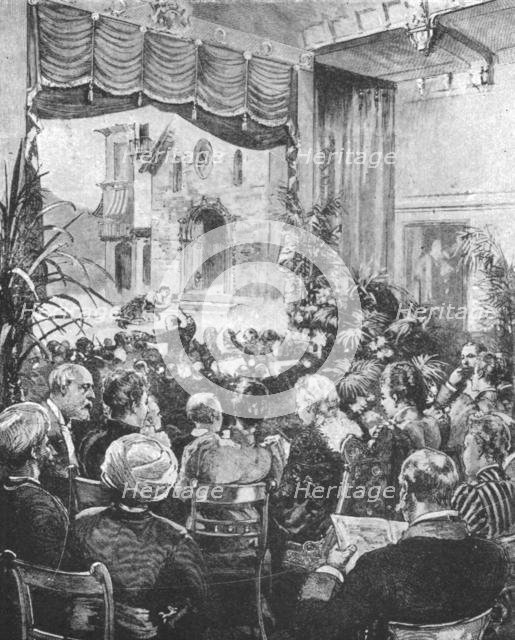 'Queen Victoria hearing "Cavalleria Rusticana" at Windsor, 1891', (1901).  Creator: Unknown.