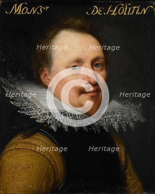 Portrait of Willem de Zoete de Laeke (?-1637), Lord of Hautain, c.1609-c.1633. Creator: Workshop of Jan Antonisz van Ravesteyn.