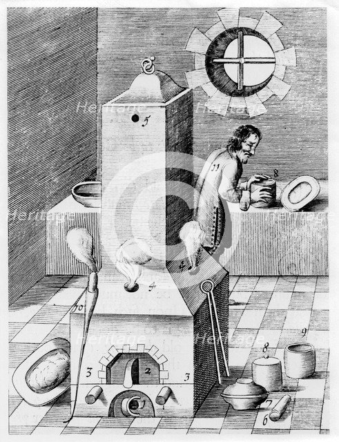 Furnace for processes where protracted heat required, such as cementation, 1580. Artist: Unknown