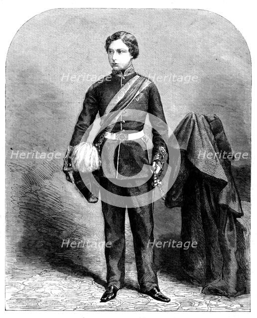 His Royal Highness the Prince of Wales, in his Uniform as Colonel in the Army, 1858. Creator: Unknown.