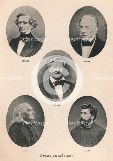'Great Musicians - Plate II.', 1895. Artist: Unknown.