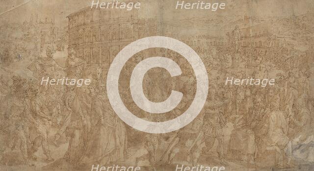 A Roman Triumph. Creator: Martin de Vos.