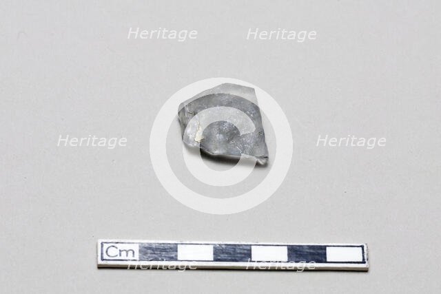 Glass fragment, early 17th-mid 18th century. Creator: Unknown.