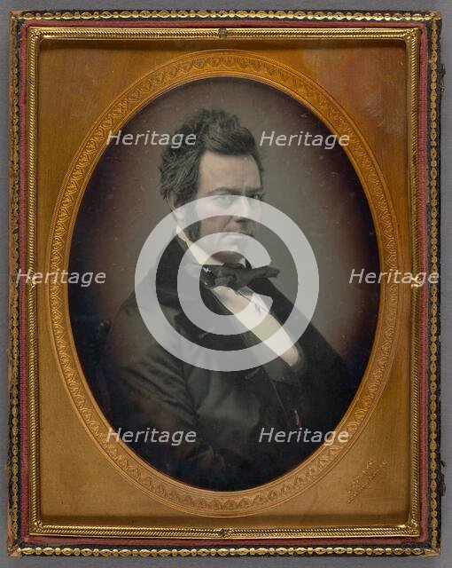 Portrait of Edwin Forrest, 1853. Creator: Jeremiah Gurney.