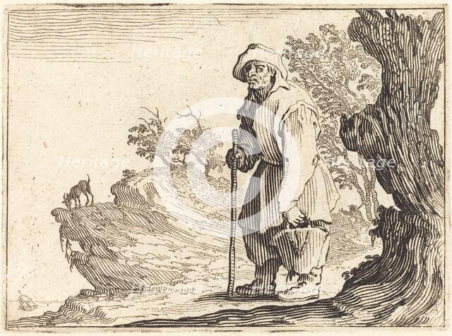 Peasant with Sack, c. 1622. Creator: Jacques Callot.
