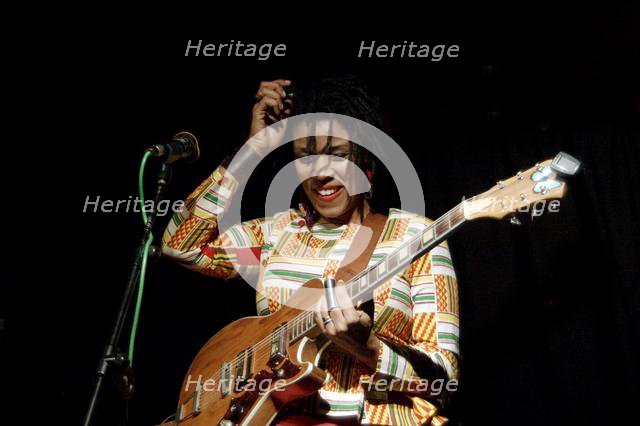 Carmen Souza, Carmen Souza's Silver Messengers, Verdict Jazz Club, Brighton East Sussex, 2019. Creator: Brian O'Connor.