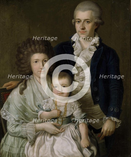 Consul F.L. Giers and his Family, 1790. Creator: Benjamin Patersson.
