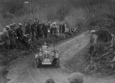 Singer of JAH Gott competing in the MCC Lands End Trial, 1935. Artist: Bill Brunell.