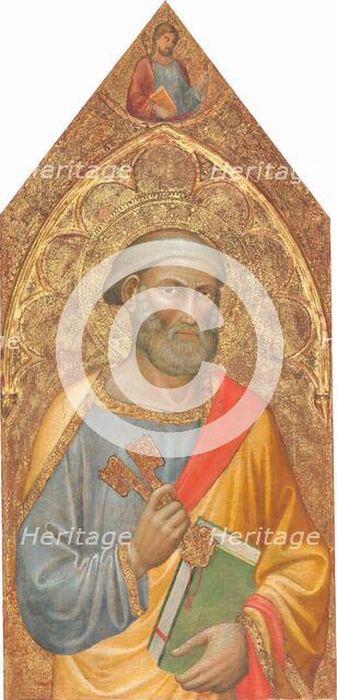 Saint Peter, with Saint James Major above, [left panel], c. 1415/1420. Creator: Martino di Bartolomeo di Biagio.