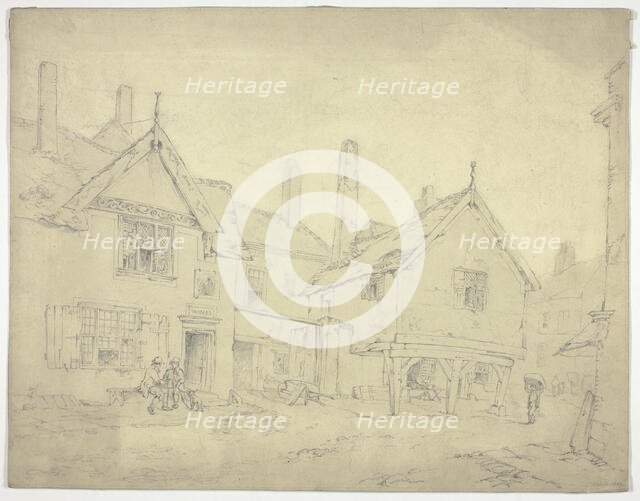 Foregate Street, Chester, 1827. Creator: Thomas Webster.